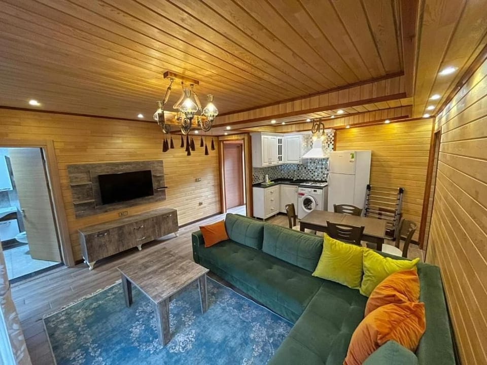 Luxury Apartment, Lake View | Living area | TV