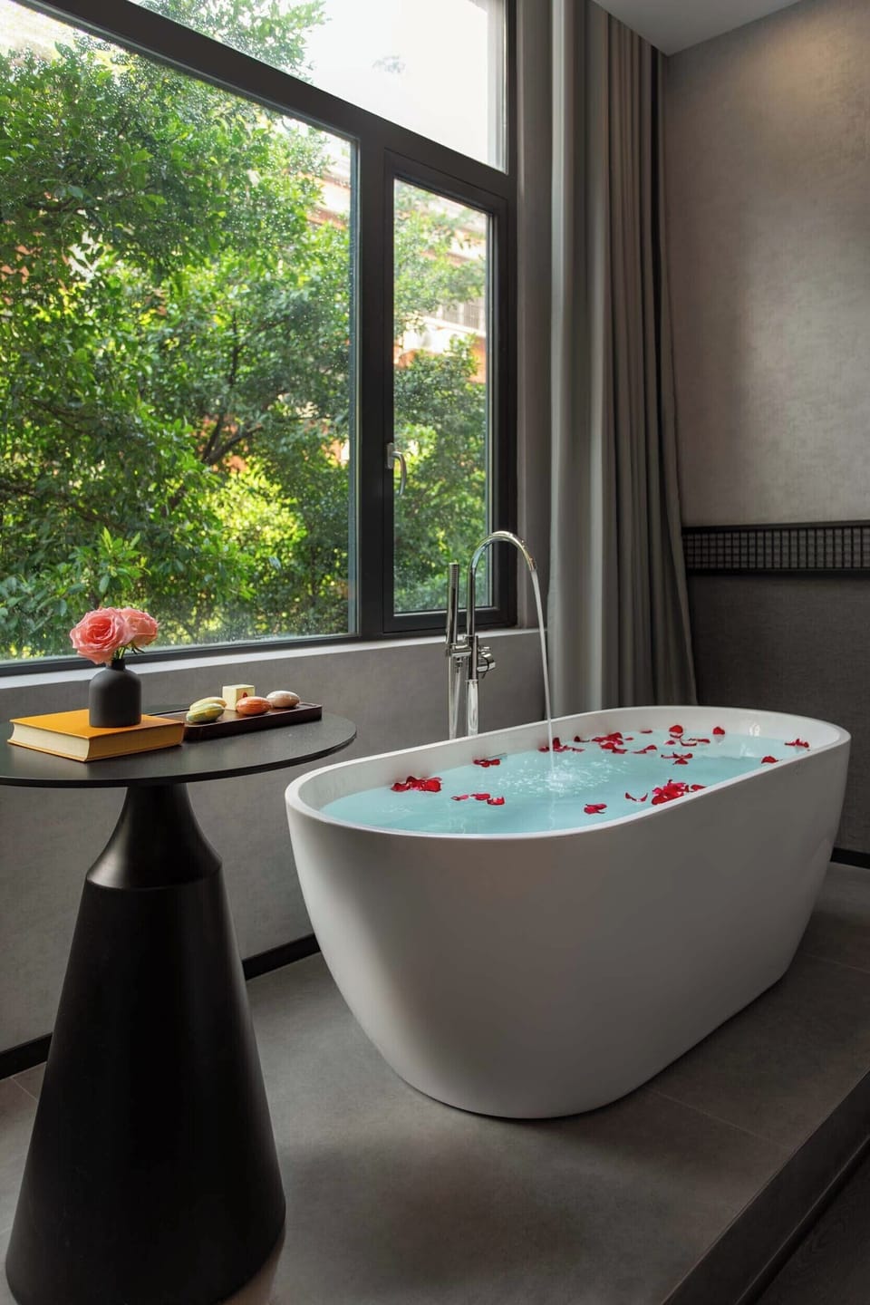 Senior Double Room, City View | Laptop workspace, blackout drapes, soundproofing, iron/ironing board