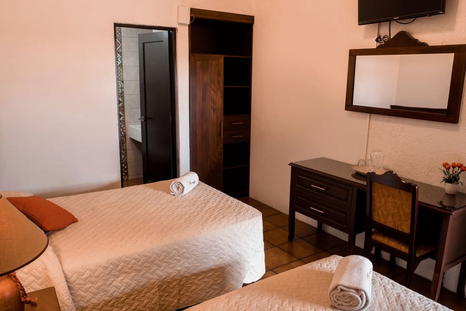 Standard Double Room, 2 Double Beds, Ensuite | Premium bedding, in-room safe, desk, iron/ironing board