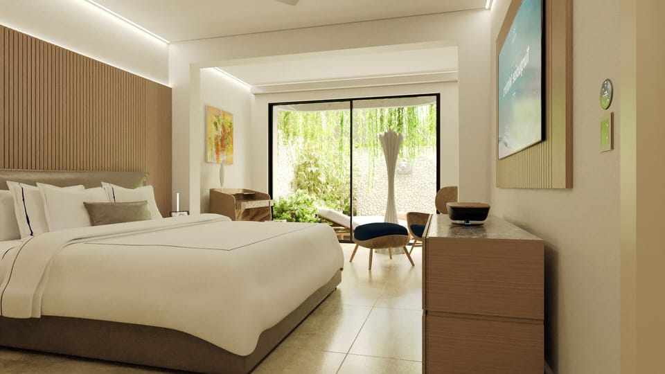Luxury Suite, Private Pool | Down comforters, minibar (some free items), in-room safe