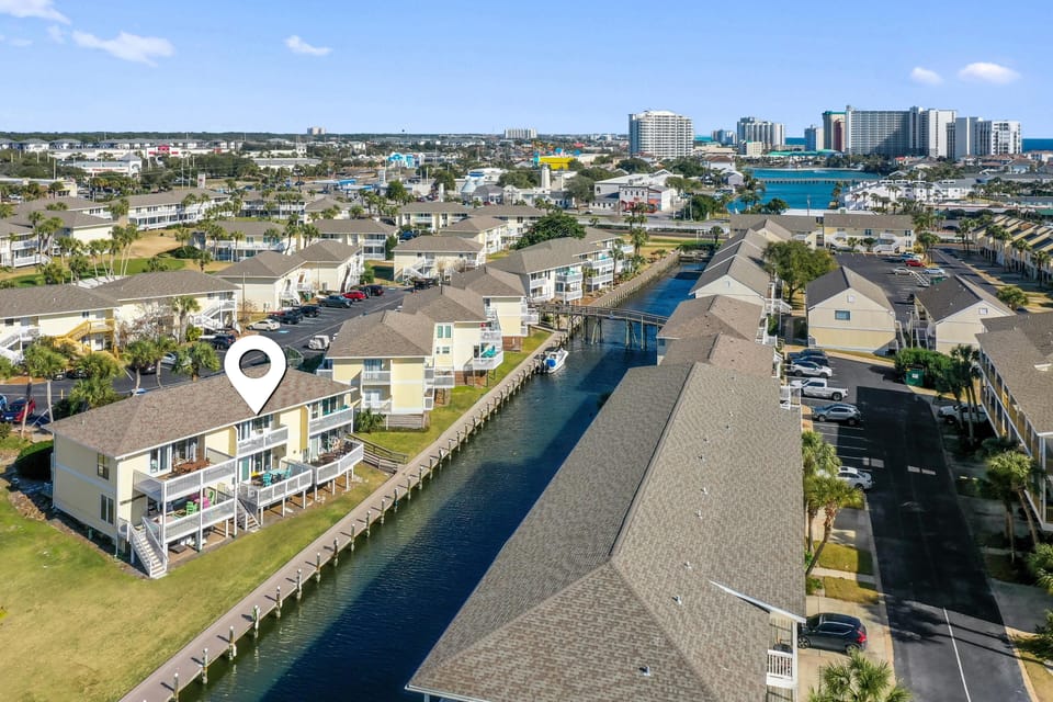 Condo, 1 King Bed with Sofa bed (Sandpiper Cove 2044) | Aerial view