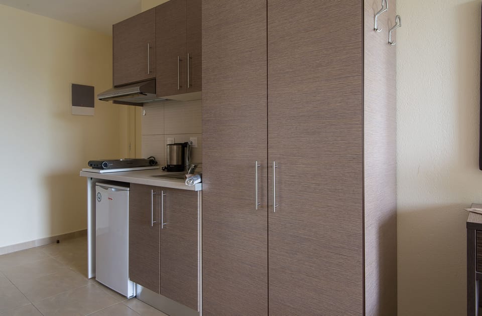 Deluxe Suite, Sea View | Private kitchenette | Fridge, stovetop, electric kettle, cookware/dishes/utensils