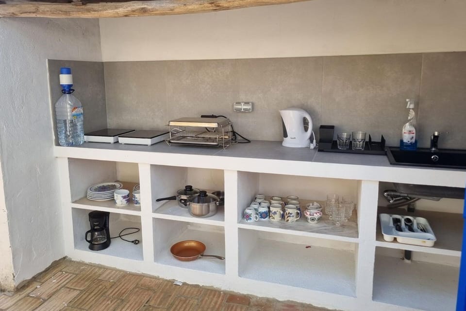 Fridge, electric kettle