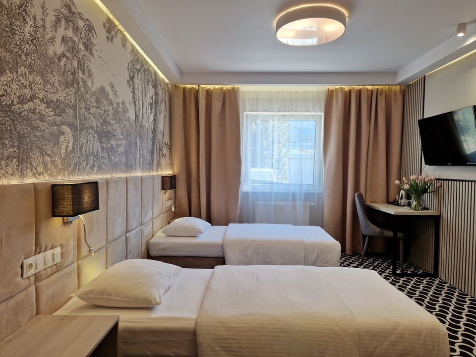 Standard Twin Room | Hypo-allergenic bedding available, desk, laptop workspace