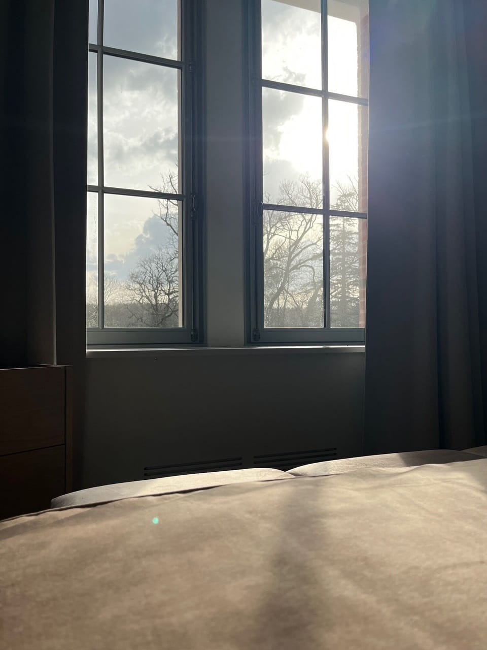 Deluxe Double Room, Park View | Blackout drapes, soundproofing, iron/ironing board, free WiFi