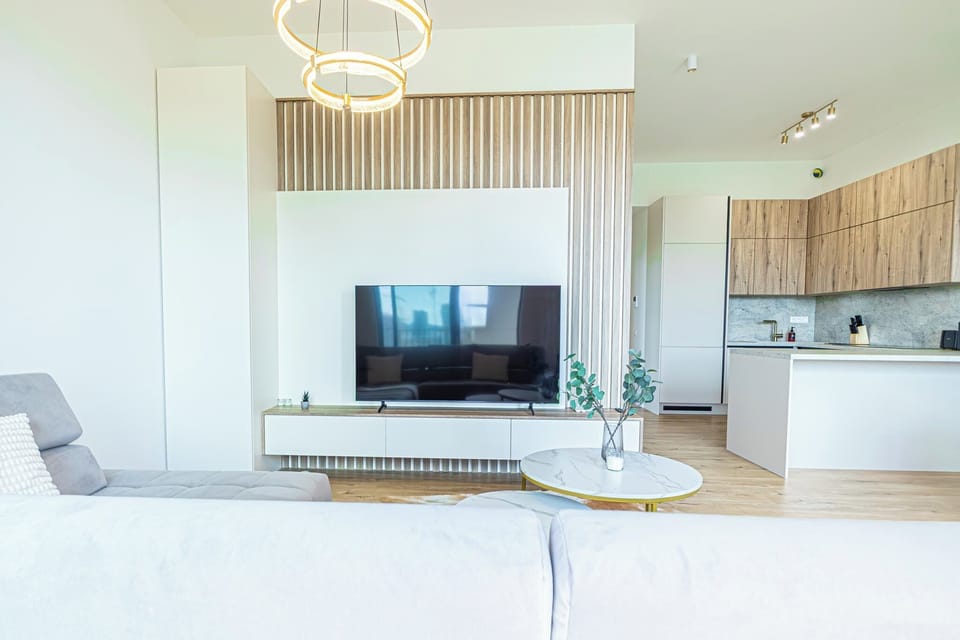 Basic Apartment | Private kitchen | Fridge, microwave, oven, stovetop