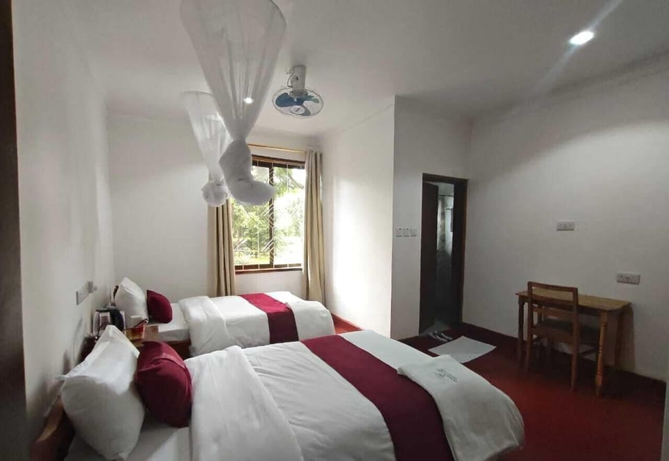 Classic Double or Twin Room, Balcony, Mountain View | Desk, laptop workspace, free WiFi