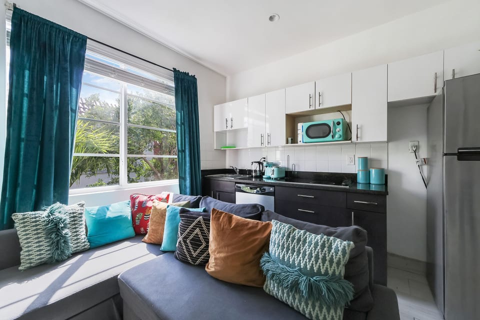 Classic Apartment, 2 Bedrooms, Kitchen (Self check-in) | Private kitchen | Full-size fridge, microwave, coffee/tea maker, electric kettle