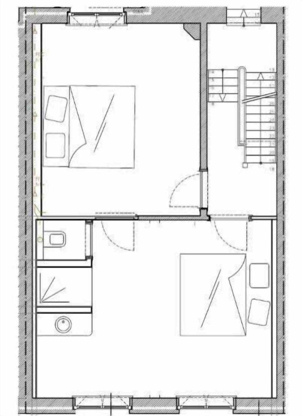 Standard Quadruple Room, Park View | Floor plan