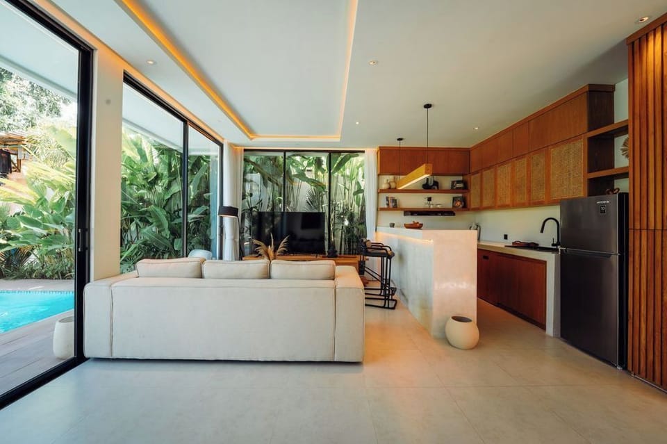 Luxury Villa, Non Smoking, Garden View | Private kitchen | Espresso maker, coffee/tea maker, full-size fridge, dishwasher