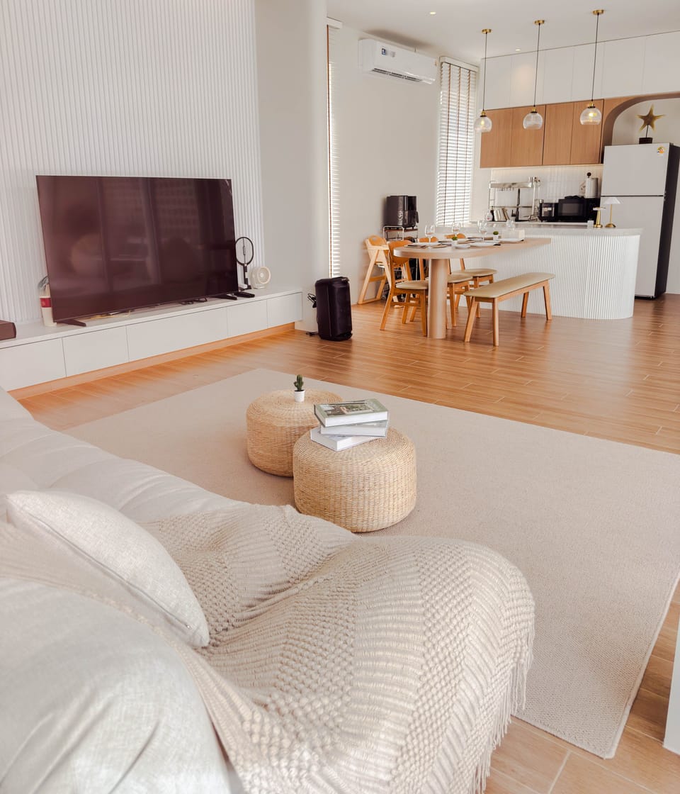 55-inch TV with cable channels