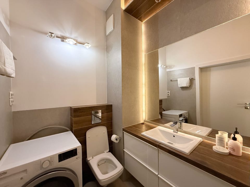 Classic Apartment, Courtyard View | Bathroom | Shower, towels, soap, shampoo