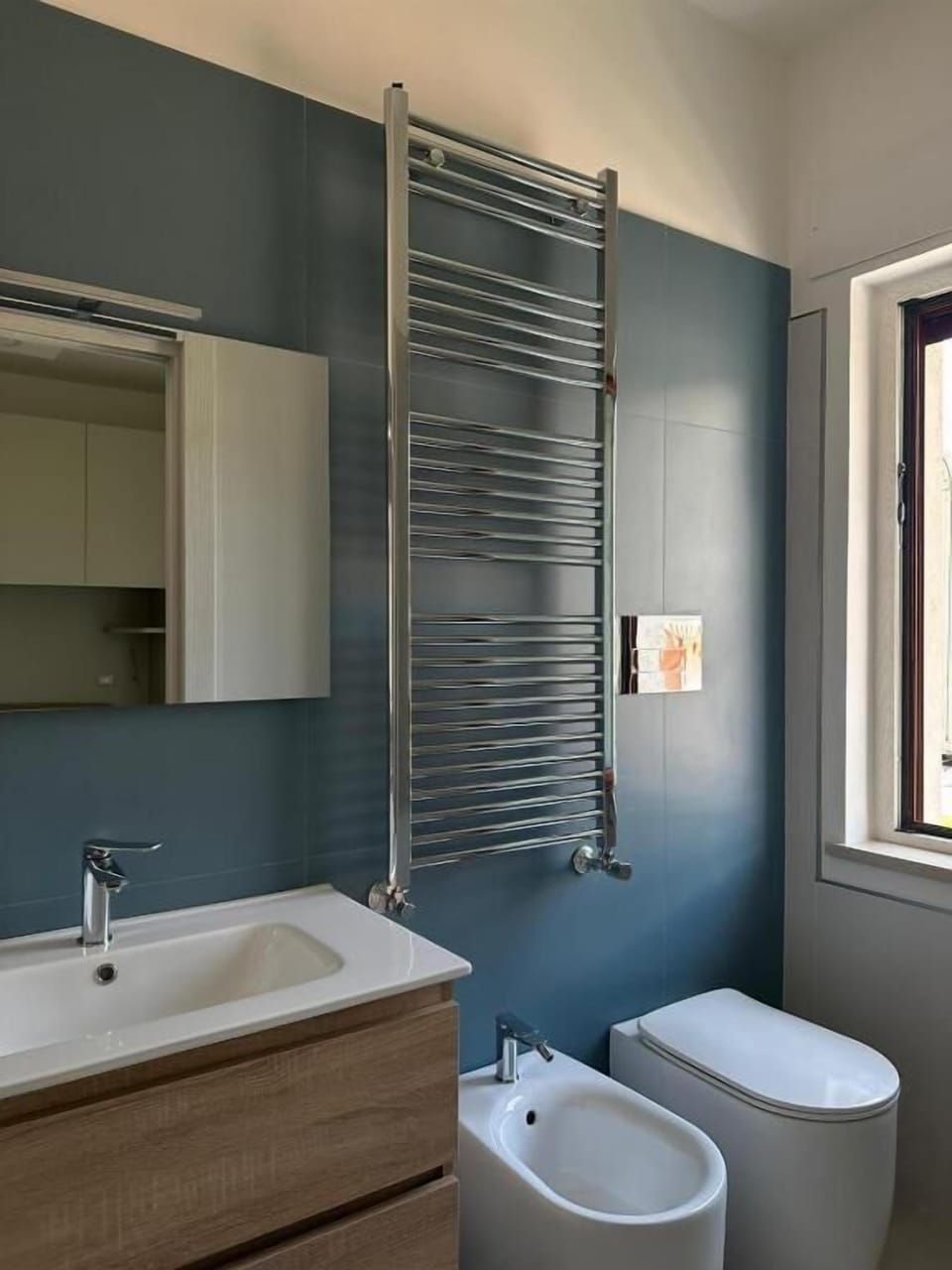Double Room, Balcony (Ventotene) | Bathroom | Shower, hair dryer, bathrobes, bidet