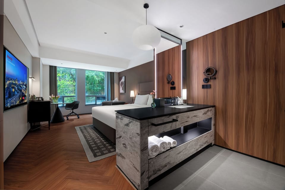 Superior Double Room | Free minibar, desk, laptop workspace, iron/ironing board