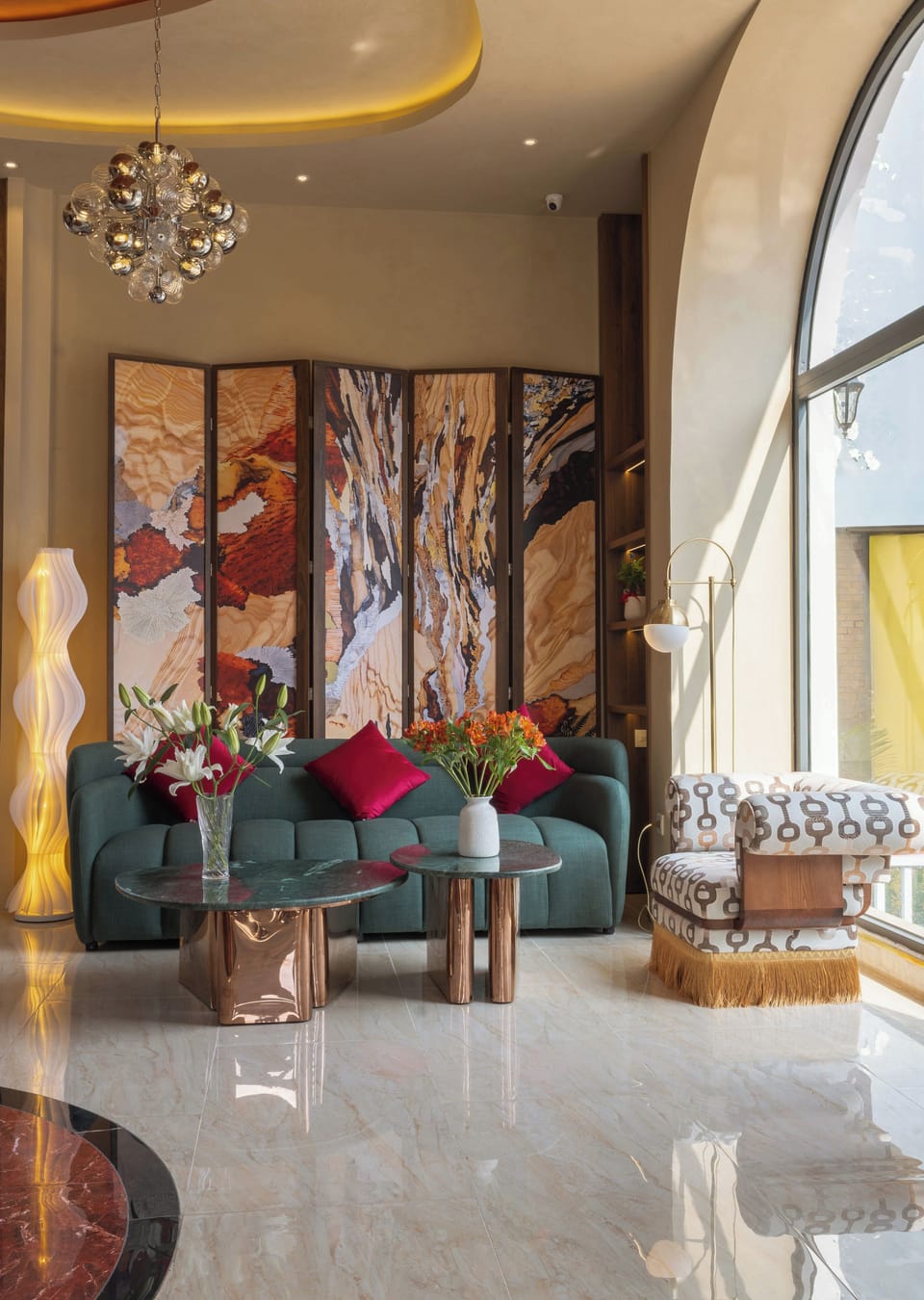 Lobby sitting area