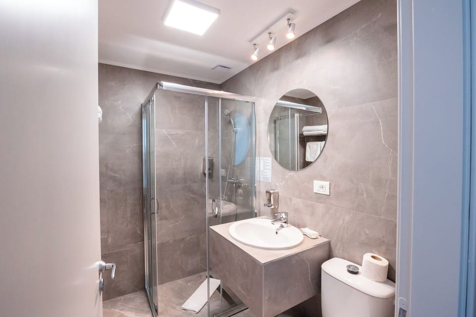 Double Room | Bathroom | Shower, free toiletries, hair dryer, towels