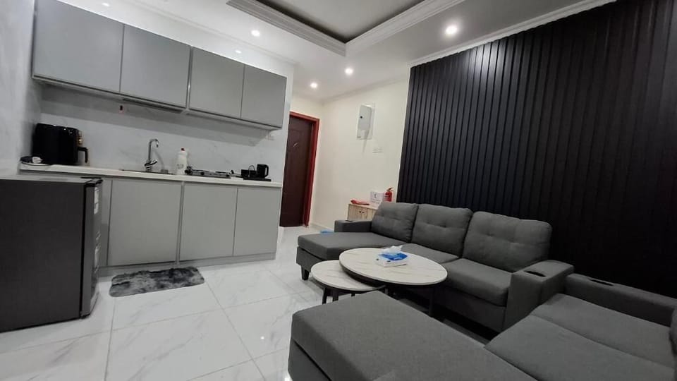 Basic Apartment, City View | Living area