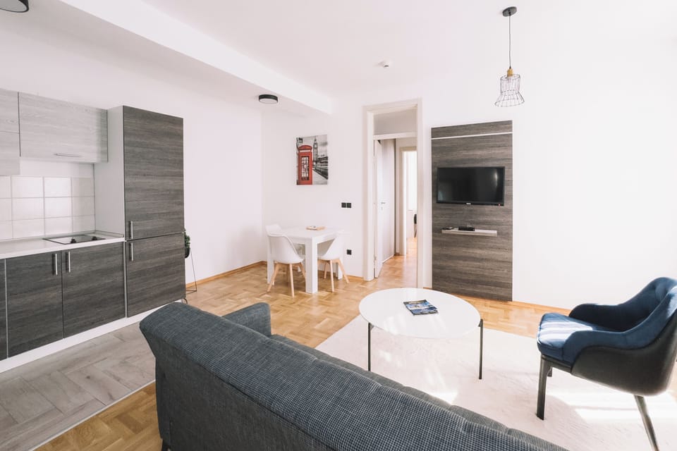 Deluxe Apartment, 1 Bedroom, Balcony, Sea View | Private kitchen | Electric kettle, highchair