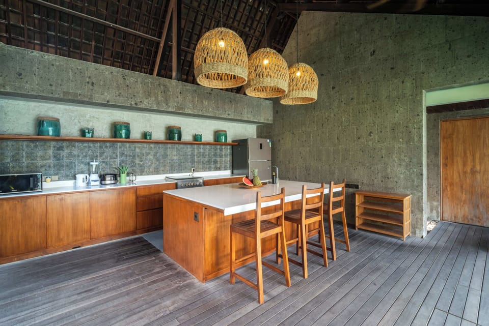 Luxury Villa, Beach View | Private kitchen