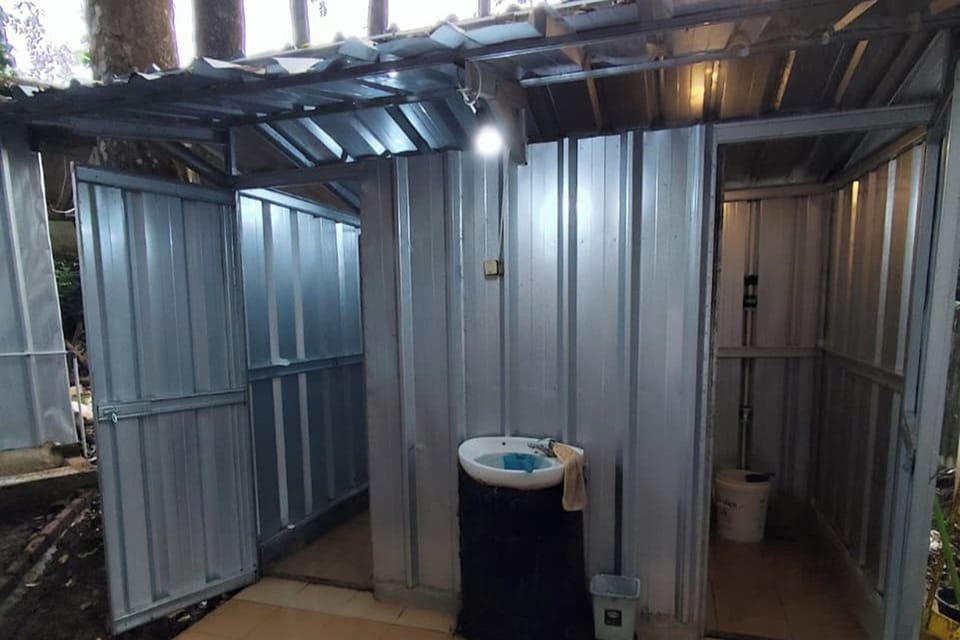 Shared bathroom