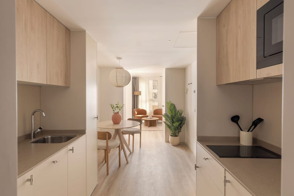 Studio | Private kitchen | Full-size fridge, microwave, stovetop, dishwasher