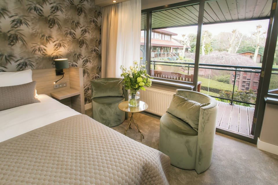 Comfort Room with double bed  | View from property