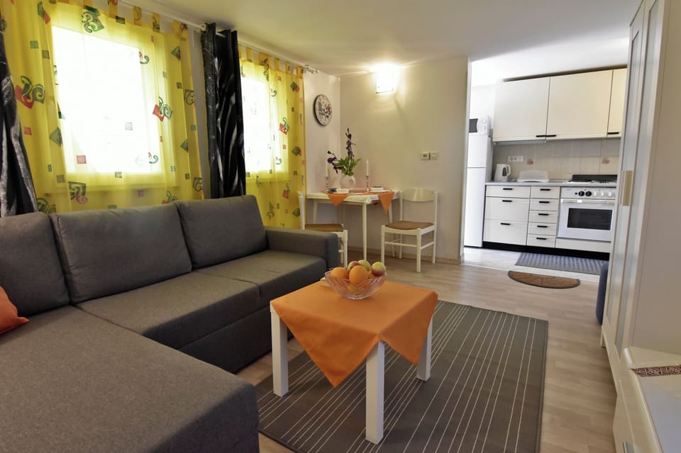 Apartment, 1 Bedroom, Terrace, Garden View | Living room
