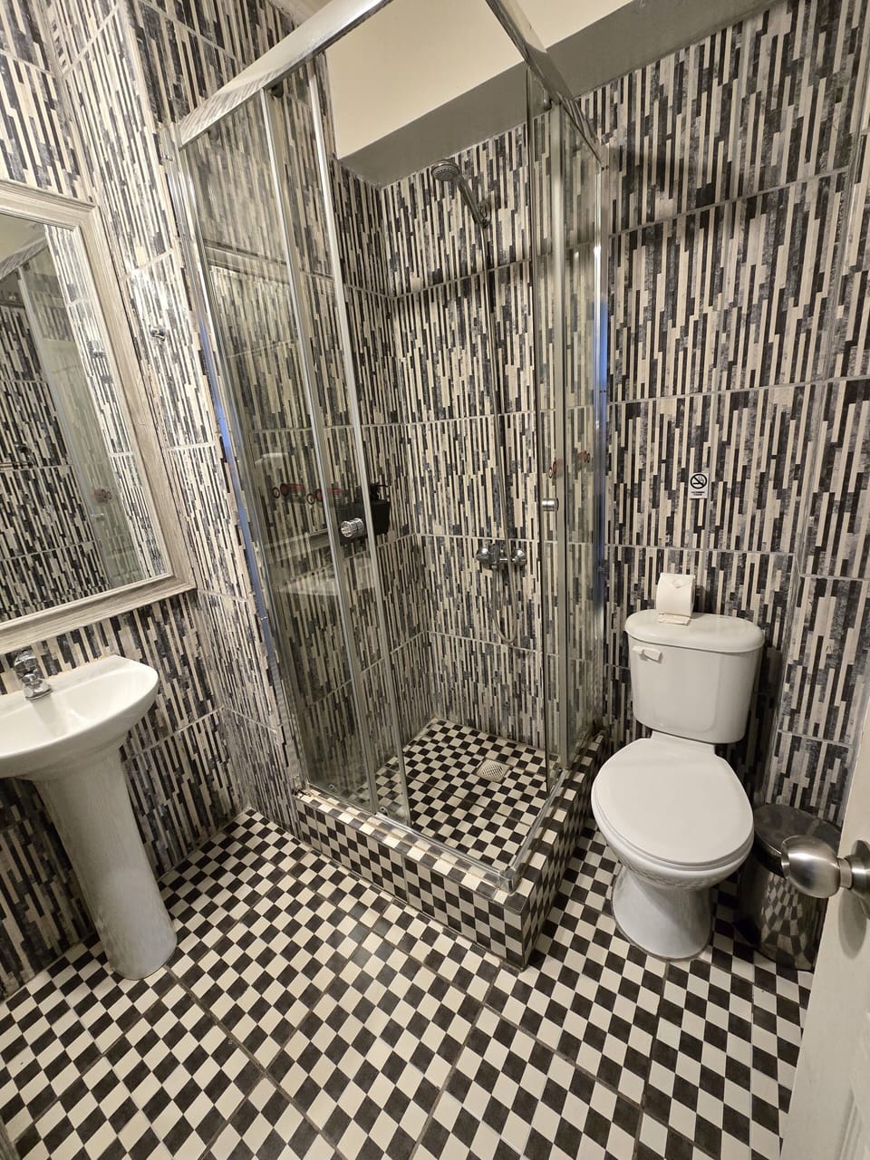 Double Room | Bathroom | Shower, hair dryer, towels