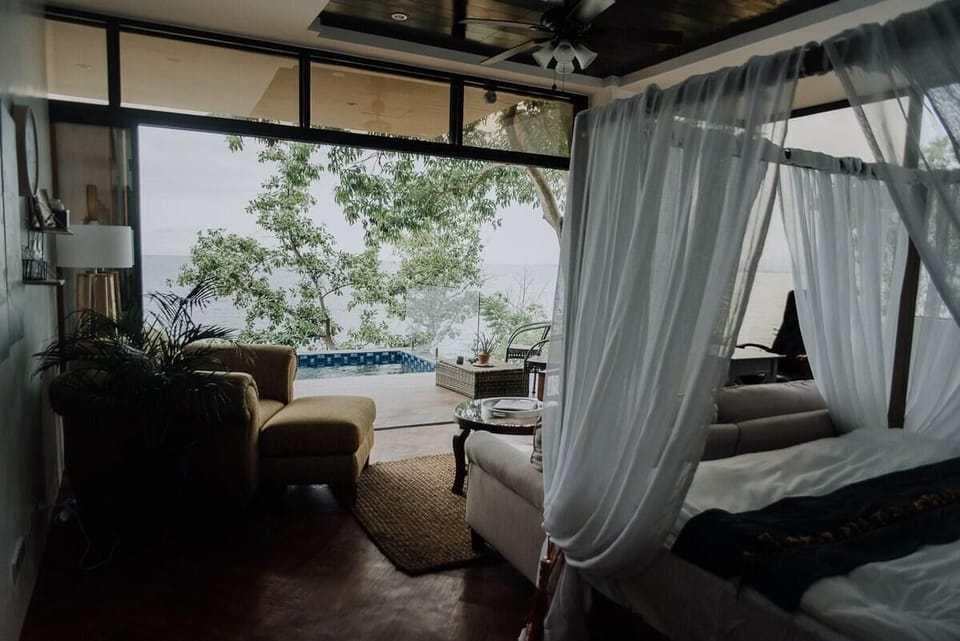 Luxury Villa, Beach View | In-room safe, desk, laptop workspace, blackout drapes