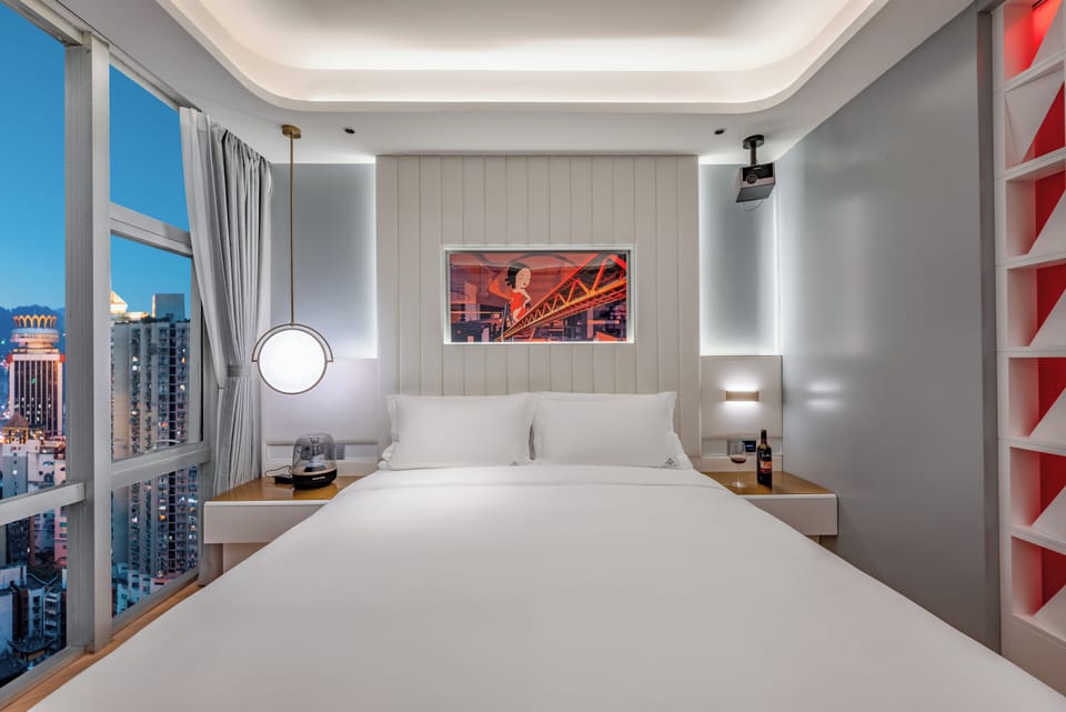 Classic Double Room, City View | Desk, laptop workspace, blackout drapes, soundproofing