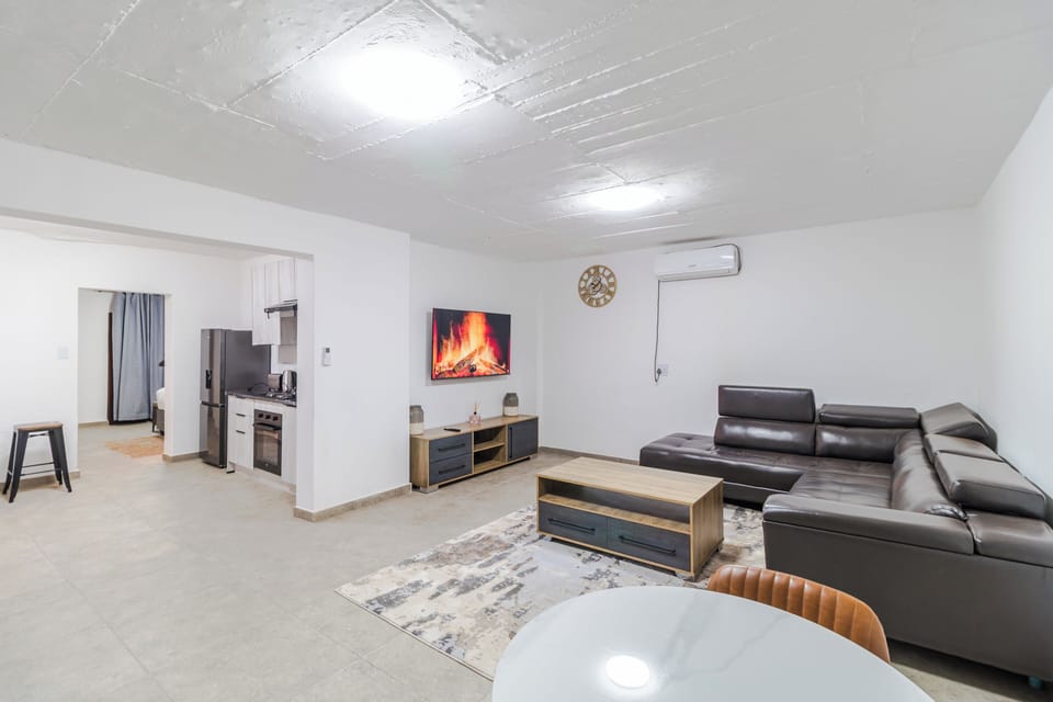 Apartment | Living area | 43-inch Smart TV with digital channels, Netflix, streaming services