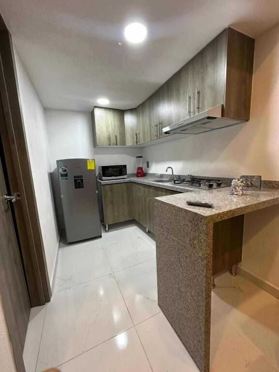 Loft | Private kitchen | Full-size fridge, microwave