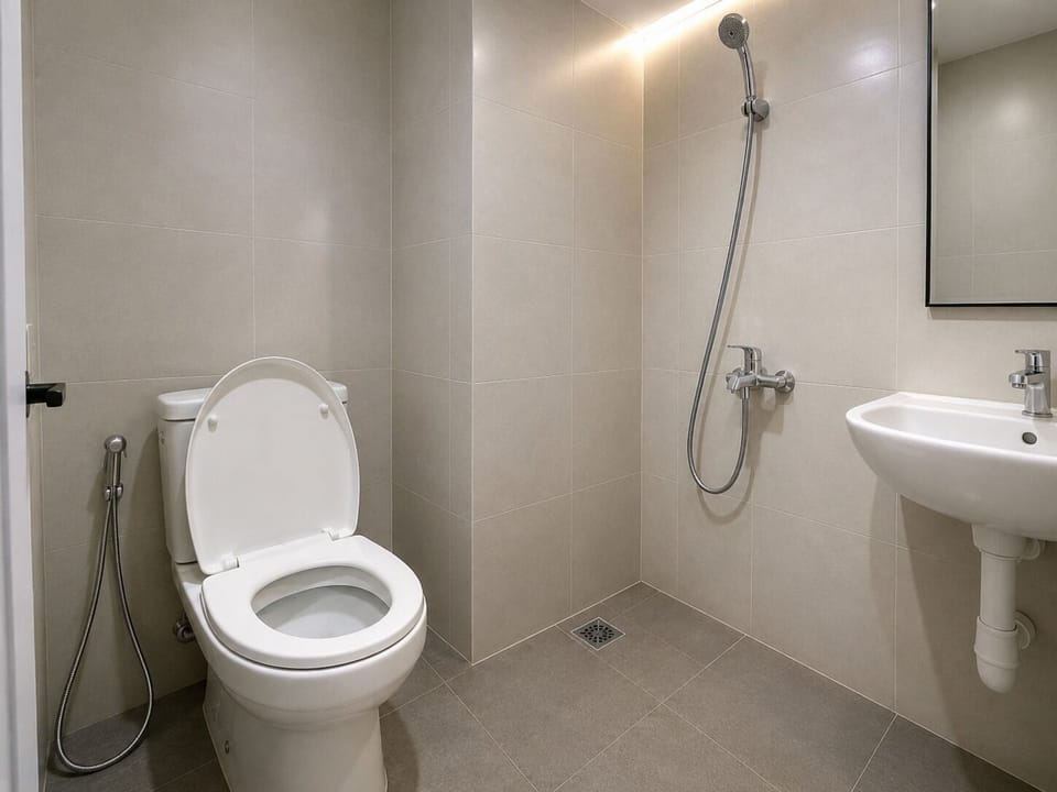 Shared Dormitory | Bathroom | Shower, soap, shampoo