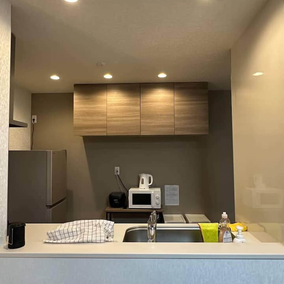 Standard Villa, 3 Bedrooms, Balcony | Private kitchen | Fridge, microwave, stovetop, electric kettle