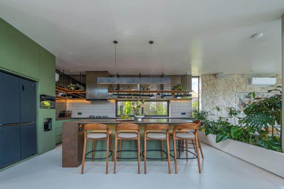 Luxury Villa, 5 Bedrooms, Private Pool, Pool View | Private kitchen | Toaster, highchair, blender, freezer