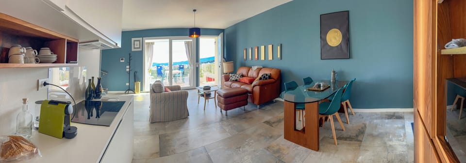 Deluxe House, Valley View | Living area | Flat-screen TV