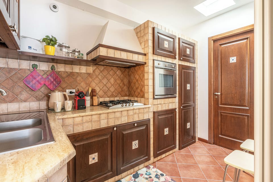 Apartment, 1 Bedroom, Balcony, Sea View | Private kitchen | Espresso maker, coffee/tea maker, electric kettle