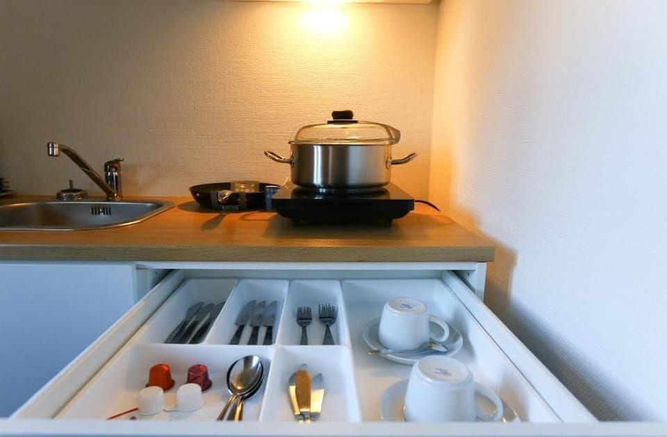 Apartment, Garden View | Private kitchen