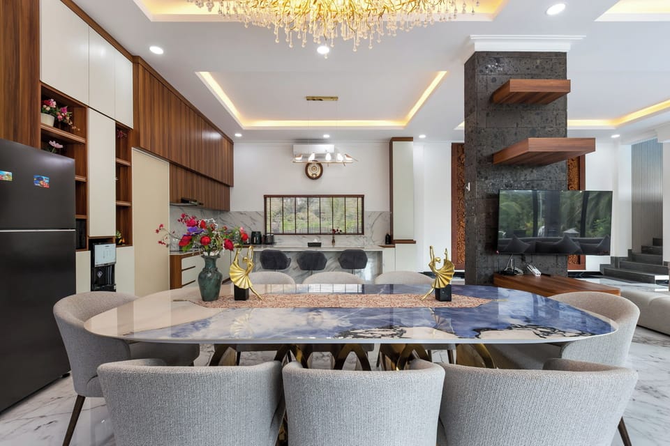 Design Villa, 3 Bedrooms, Private Pool, Hill View | Dining
