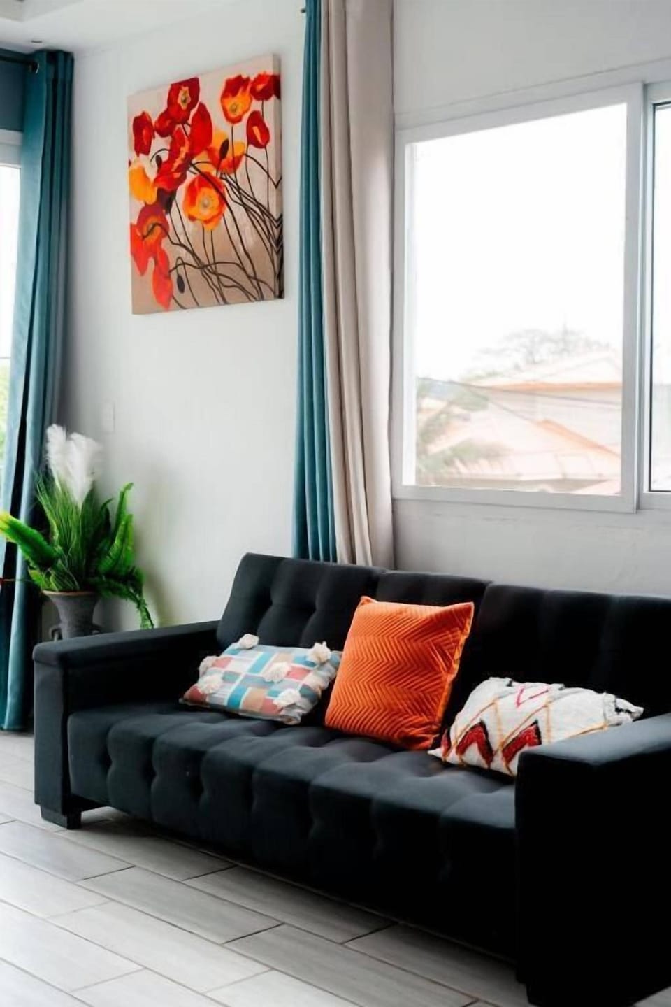 Comfort Double Room, 2 Bedrooms | Living area | Flat-screen TV