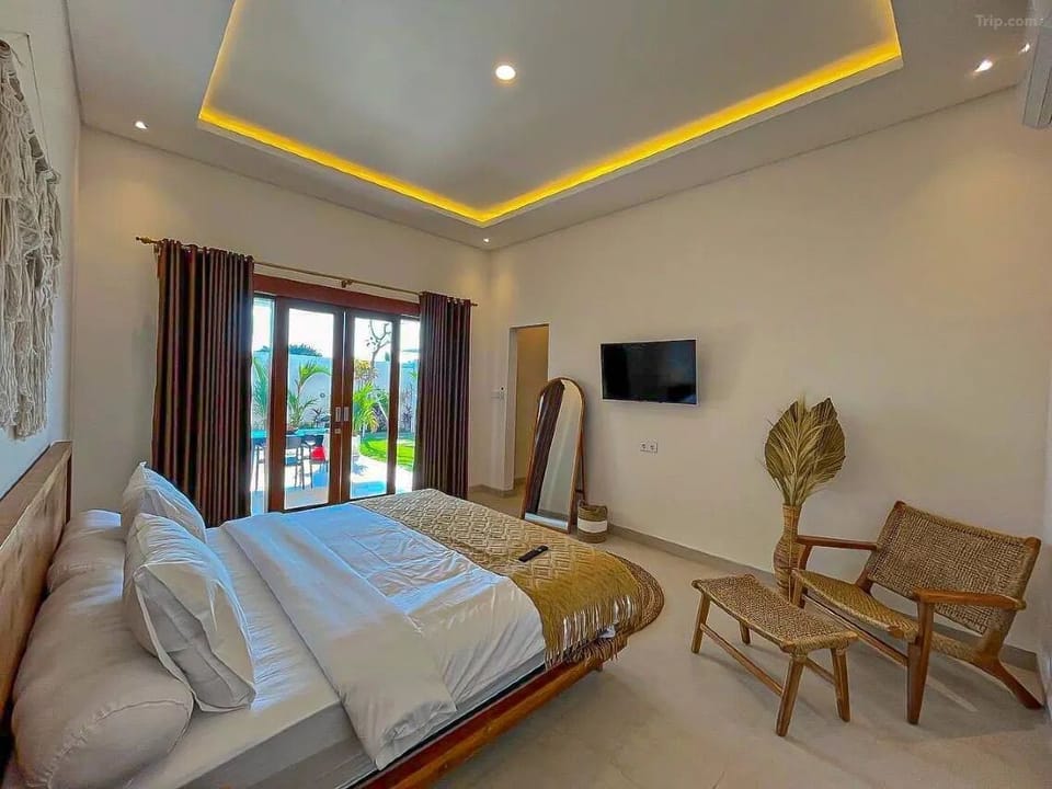 Deluxe Villa, 2 Bedrooms, Private Pool | Egyptian cotton sheets, premium bedding, in-room safe, soundproofing