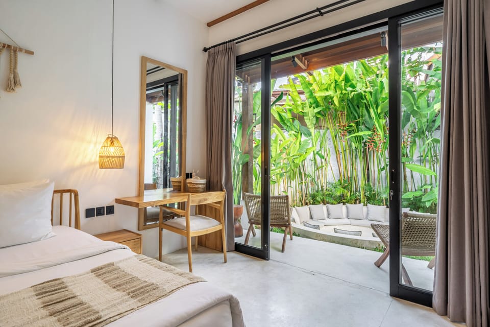 Luxury Villa, Pool View | Egyptian cotton sheets, premium bedding, individually decorated