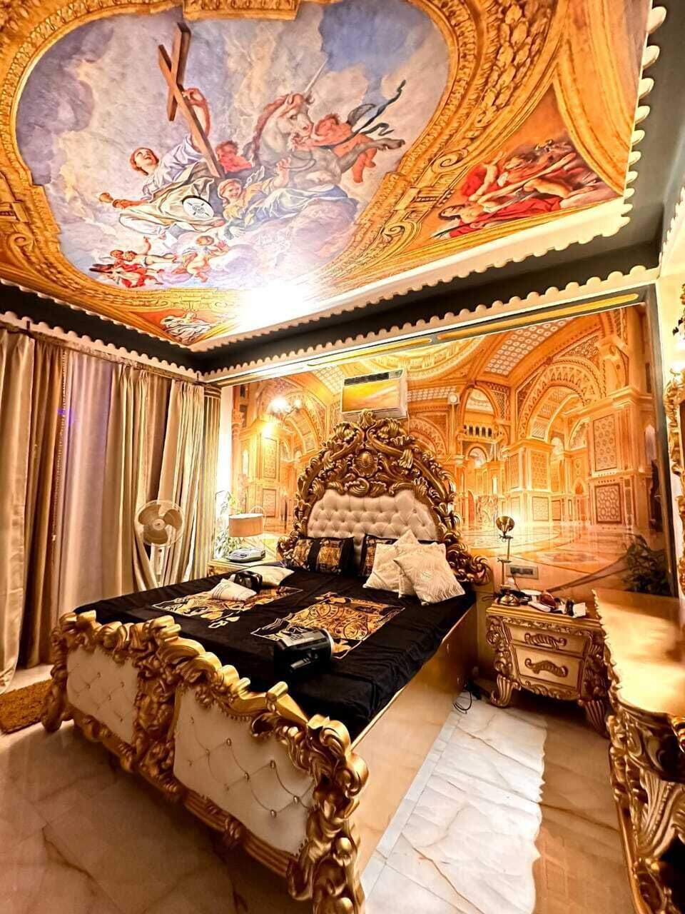 Royal Double Room, Garden View | Premium bedding, down comforters, memory foam beds, blackout drapes