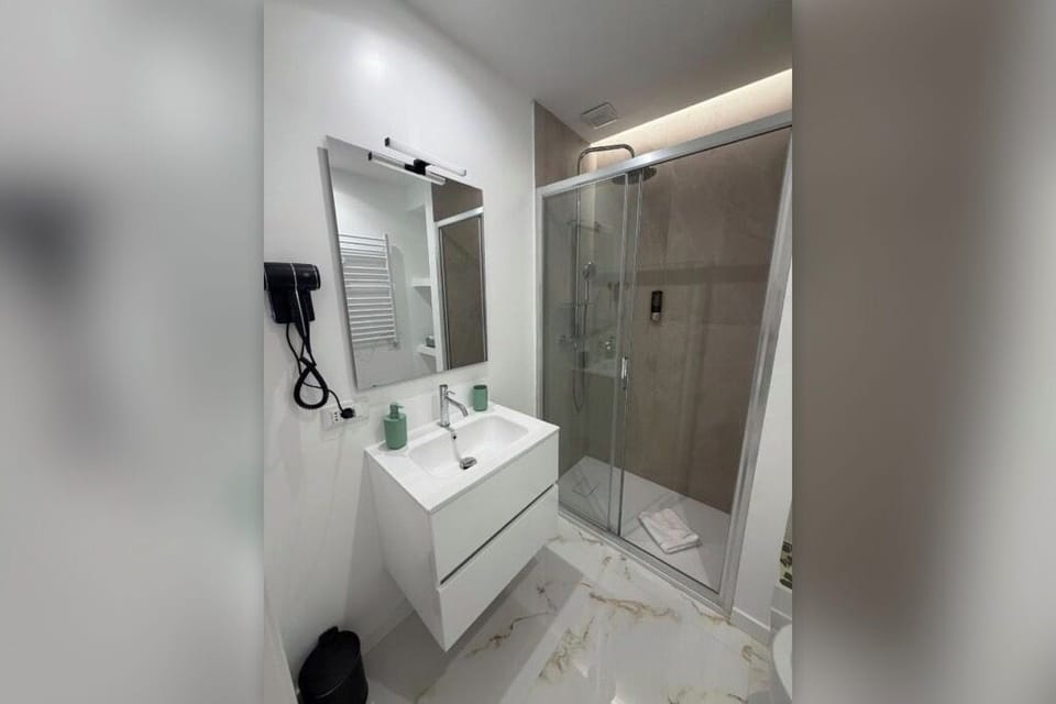 Deluxe Room | Bathroom | Shower, hair dryer, towels, soap