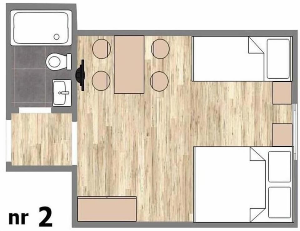 Classic Triple Room | Floor plan