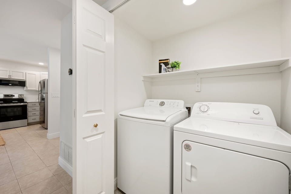 Condo, 1 King Bed, Patio, Garden View (Cowboy Cottage) | Laundry