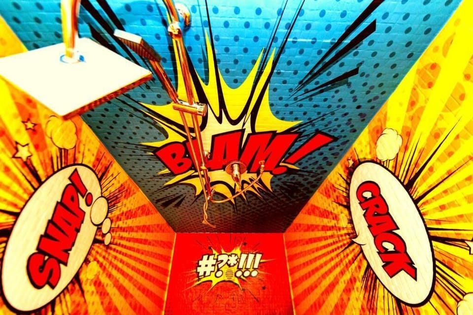 Standard Double Room | Bathroom | Shower, hair dryer, towels, shampoo