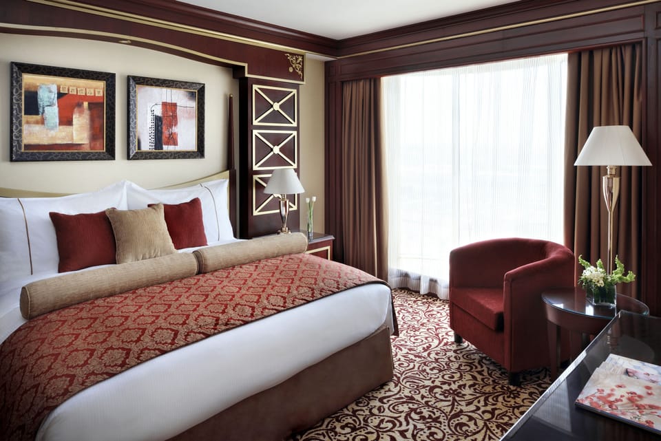 In-room safe, desk, laptop workspace, blackout drapes