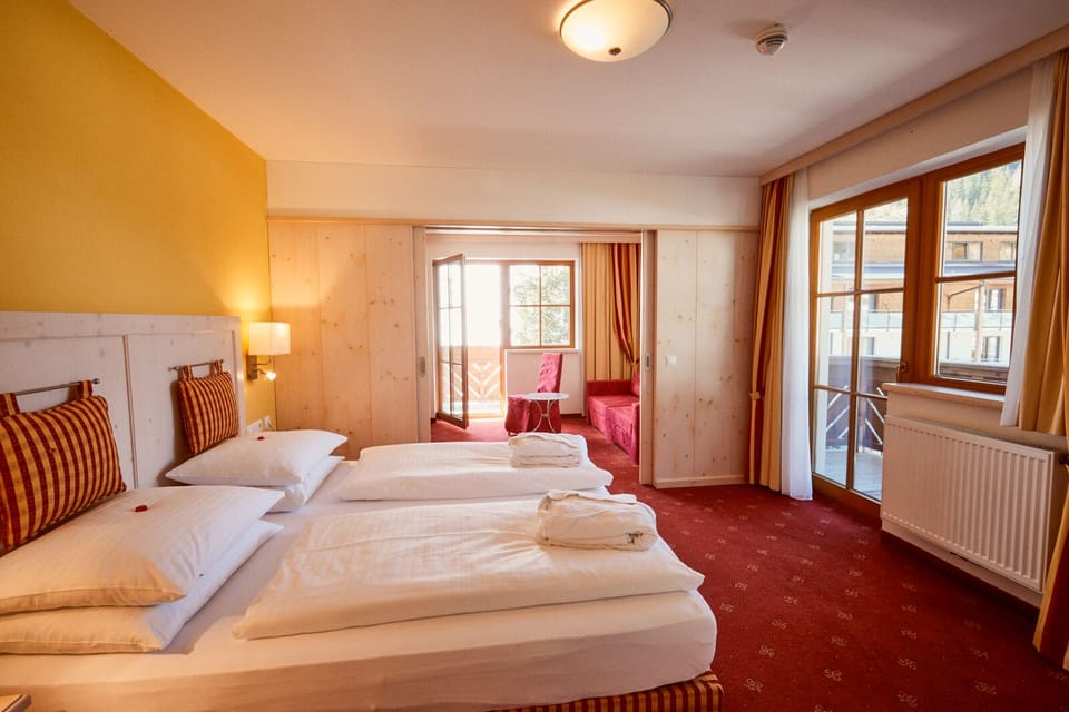 Double Room 4 Adults | Desk, iron/ironing board (on request), WiFi (free), bed sheets