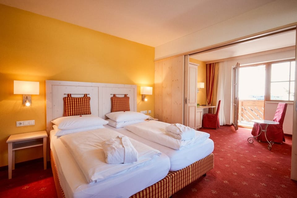 Double Room 4 Adults | Desk, iron/ironing board (on request), WiFi (free), bed sheets